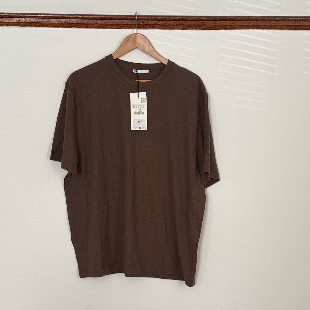 Zara Green Short Sleeve Men's Tee